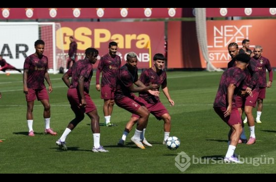 Galatasaray, Eintracht Frankfurt maçı hazırlıklarını tamamladı