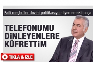 TELEFONUMU DİNLEYENLERE K&Uuml;FREDİYORDUM