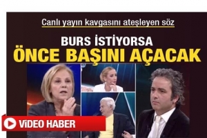 CANLI YAYINDA TARTIŞMAYI ATEŞLEYEN S&Ouml;Z