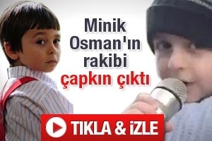 MİNİK OSMAN'IN RAKİBİ &Ccedil;APKIN &Ccedil;IKTI