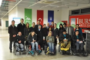 GEN&Ccedil; SİYASET&Ccedil;İLERDEN ENGELLİLER MECLİSİNE ZİYARET