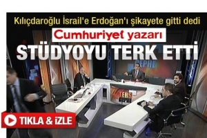CUMHURİYET YAZARI CANLI YAYINI B&Ouml;YLE TERK ETTİ
