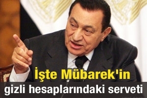 H&Uuml;SN&Uuml; M&Uuml;BAREK'İN GİZLİ SERVETİ DUDAK U&Ccedil;UKLATTI