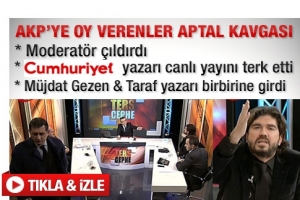 CANLI YAYIN FENA KARIŞTI