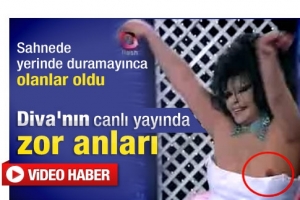 DİVA'DAN CANLI YAYINDA FRİKİK