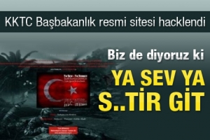 KKTC'NİN RESMİ SİTESİ HACK'LENDİ