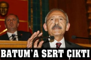 KILI&Ccedil;DAROĞLU BATUM'A SERT &Ccedil;IKTI