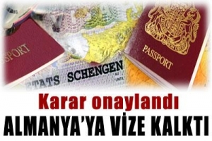 ALMANYA'DA T&Uuml;RKLER VİZEDEN MUAF