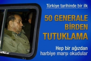 BALYOZ'DAN TUTUKLANDILAR, HARBİYE MARŞI OKUDULAR