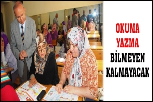 BURSA'DA OKUMA YAZMA BİLMEYEN KALMAYACAK