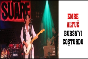 EMRE ALTUĞ BURSA'DA KONSER VERDİ