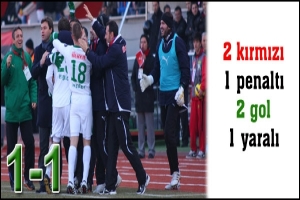 2 KIRMIZI KART, 1 PENALTI, 2 GOL, 1 YARALI...