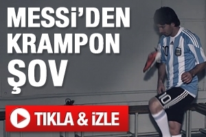 MESSİ'DEN KRAMPON ŞOV