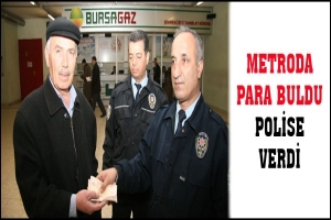 YOLDA BULDUĞU PARAYI POLİSE TESLİM ETTİ