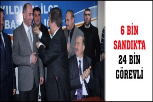 6 BİN SANDIKTA 24 BİN G&Ouml;REVLİMİZ HAZIR