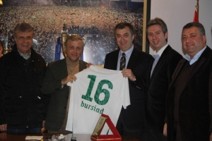 BURSASPORLU İŞADAMLARI YAZICI'YI ZİYARET ETTİ