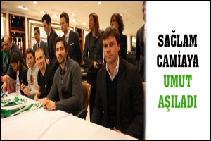 ERTUĞRUL SAĞLAM CAMİAYA UMUT AŞILADI