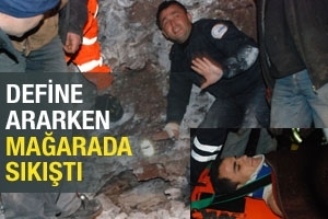 MAĞARADA SIKIŞTI