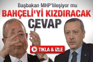BAŞBAKAN'DAN BAH&Ccedil;ELİ'Yİ KIZDIRACAK YORUM