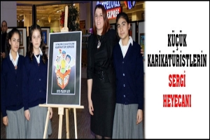 K&Uuml;&Ccedil;&Uuml;K KARİKAT&Uuml;RİSTLERİN SERGİ HEYECANI