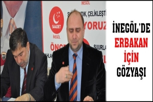 İNEG&Ouml;L'DE ERBAKAN İ&Ccedil;İN G&Ouml;ZYAŞI