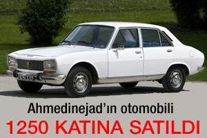 AHMEDİNEJAD'IN OTOMOBİLİNE REKOR ALICI