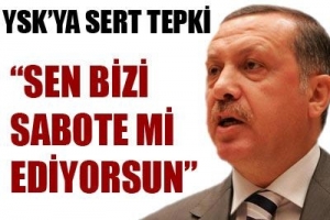 ERDOĞAN'DAN YSK'YA TEPKİ