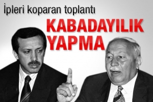 BAŞBAKANLA ERBAKAN'IN YOLUNU AYIRAN İLK ADIM