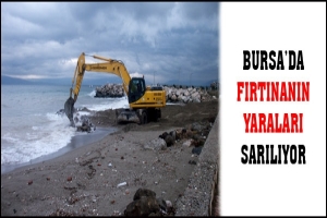 BURSA'DA FIRTINANIN YARALARI SARILIYOR