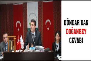D&Uuml;NDAR'DAN DOĞANBEY CEVABI