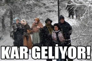 KAR GELİYOR