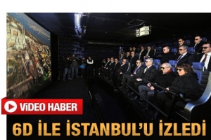 BAŞBAKAN 6 D İLE İSTANBUL'U İZLEDİ