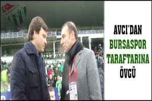 AVCI'DAN BURSASPOR TARAFTARINA &Ouml;VG&Uuml;