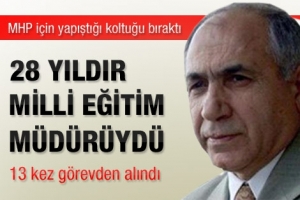 MHP İ&Ccedil;İN, YAPIŞTIĞI KOLTUĞU BIRAKTI