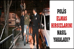 ELMAS HIRSIZLARINI KARDAKİ AYAK İZLERİ ELE VERDİ