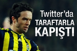 TWİTTER'DA TARAFTARLA KAPIŞTI