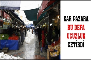 KAR PAZARA BU DEFA UCUZLUK GETİRDİ