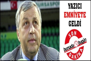 SON DAKİKA... YAZICI'DAN BURSASPOR MUHASEBECİSİNE DESTEK