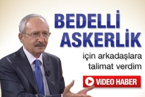 CHP'NİN BEDELLİ ASKERLİK &Ccedil;IKIŞI