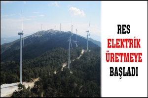 RES ELEKTRİK &Uuml;RETMEYE BAŞLADI