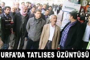 URFA'DA TATLISES &Uuml;Z&Uuml;NT&Uuml;S&Uuml;