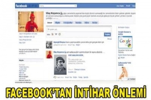 FACEBOOK'UN İNTİHAR &Ouml;NLEMİ