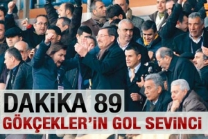 G&Ouml;K&Ccedil;EK'LERİN GOL SEVİNCİ