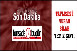TATLISES'İ VURAN SİLAH TEMİZ &Ccedil;IKTI