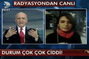 BİRAND, MUHABİRİNİ CANLI YAYINDA NASIL UYARDI