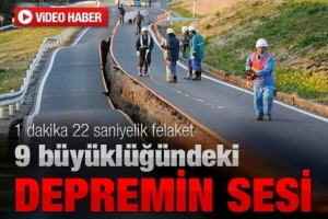 İŞTE JAPONYA'DAKİ DEPREMİN SESİ