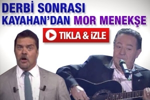 DERBİ SONRASI CANLI YAYINDA MOR MENEKŞE