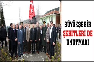 B&Uuml;Y&Uuml;KŞEHİR ŞEHİTLERİ DE UNUTMADI
