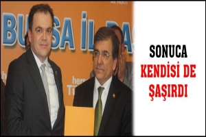 SONUCA KENDİSİ DE ŞAŞIRDI