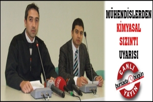 M&Uuml;HENDİSLERDEN KİMYASAL SIZINTI UYARISI